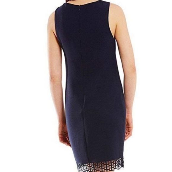 ANTONIO MELANI NAVY BLUE DRESS SIZE 8. - Picture 3 of 10